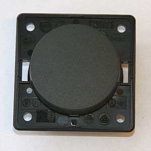 Strömbrytare 1-pol svart