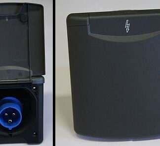 ELINTAG 3-pol. MÖRKGRÅ 16A