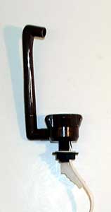 NOVO Enkelkran m. brytare brun