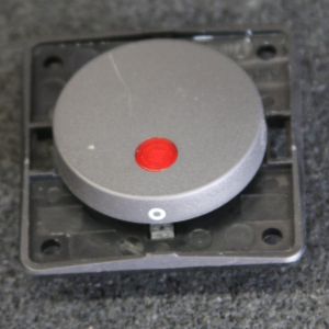 Strömbrytare 2-pol antracitgrå