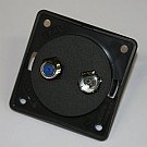 TV uttag svart F box radio&SAT