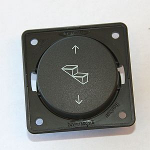 Trappstegsbrytare antracit svart