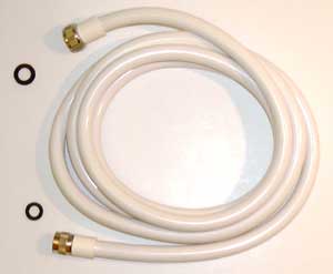 DUSCHSLANG vit 2,5m 3/8" ansl.