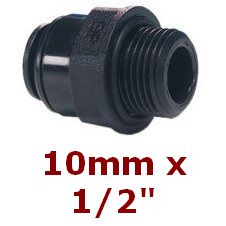 Övergång 1/2"x10mm kort G