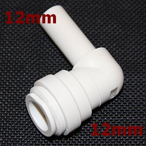 Vinkelövergång 90gr 12mm vit