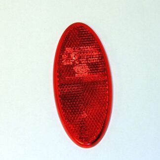 Reflex oval röd 100*45