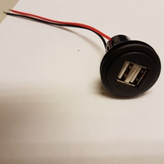 USB LADDARE dubbel SVART