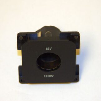 Uttag Cigg 12v svart