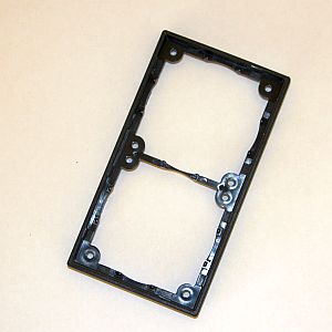 Distans ram dubbel svart