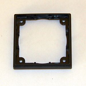 Distans ram enkel svart hög