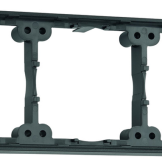 Distans ram trippel svart hög