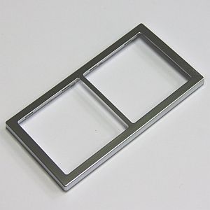 Ram DUBBEL krom matt