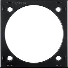 Distansring f. brytare svart BLANK B