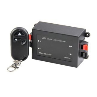 LED Dimmer med 2 st fjärrkontroller 12-24VDC