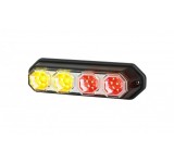 Baklykta LED Blink, broms & bakljus 147*42 mm. Deutsch kont.