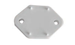 Distans för KDR1-1004D H 10 mm VIT