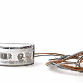 Sidoblinklykta 12V LED vit för ytterbackspegel universel