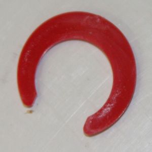Låsclips 6mm röd