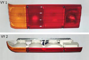 Baklykta 12 V med dimbakljus