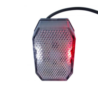 Breddmarkerinslykta & röd/vit LED 0,5 kabel